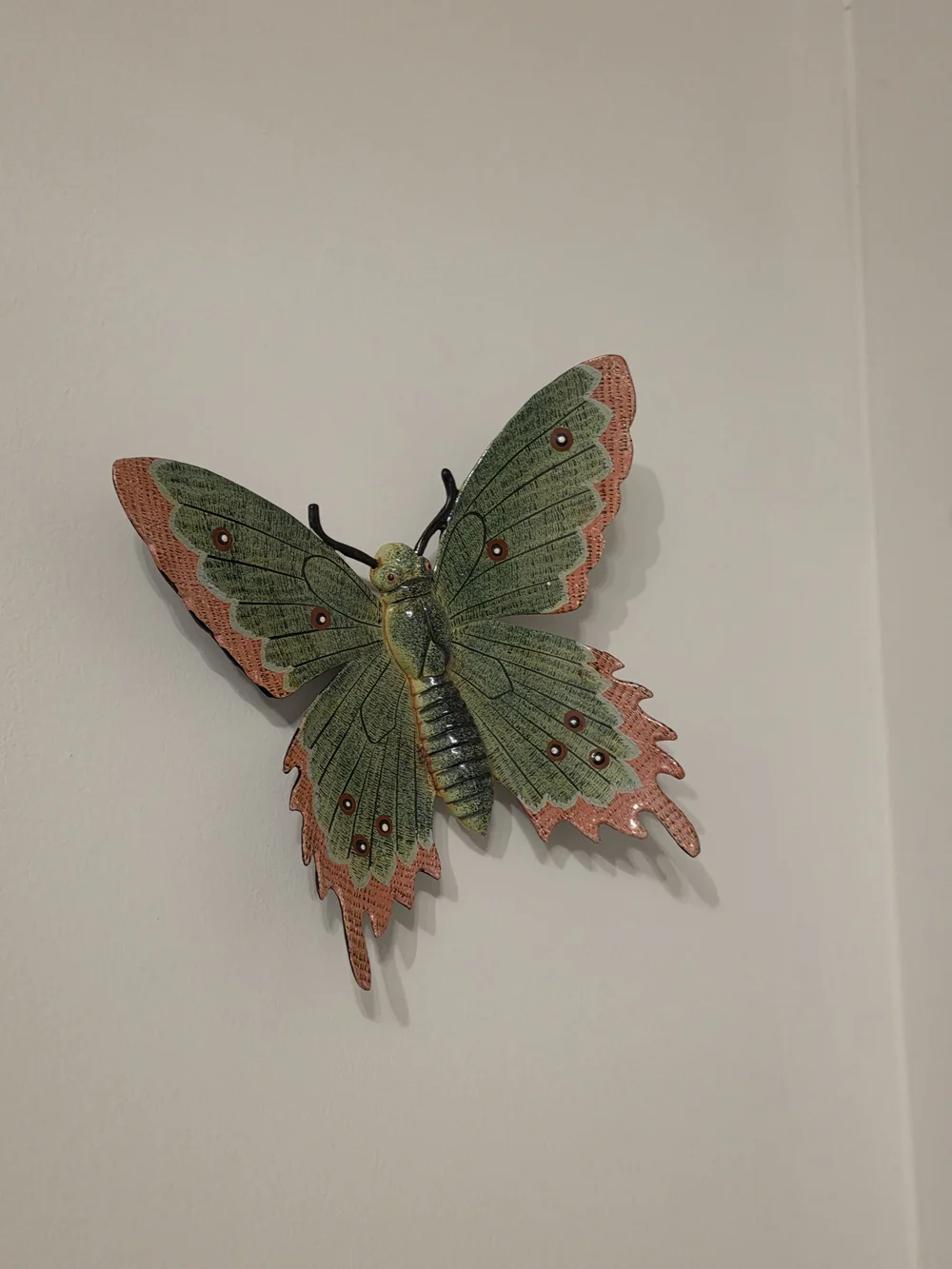 Handpainted Wooden Butterflies Set Of 5